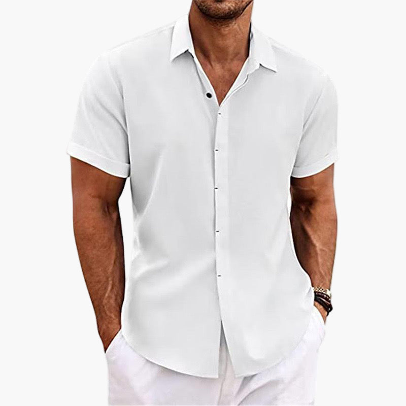 Short Sleeve Linen Shirt
