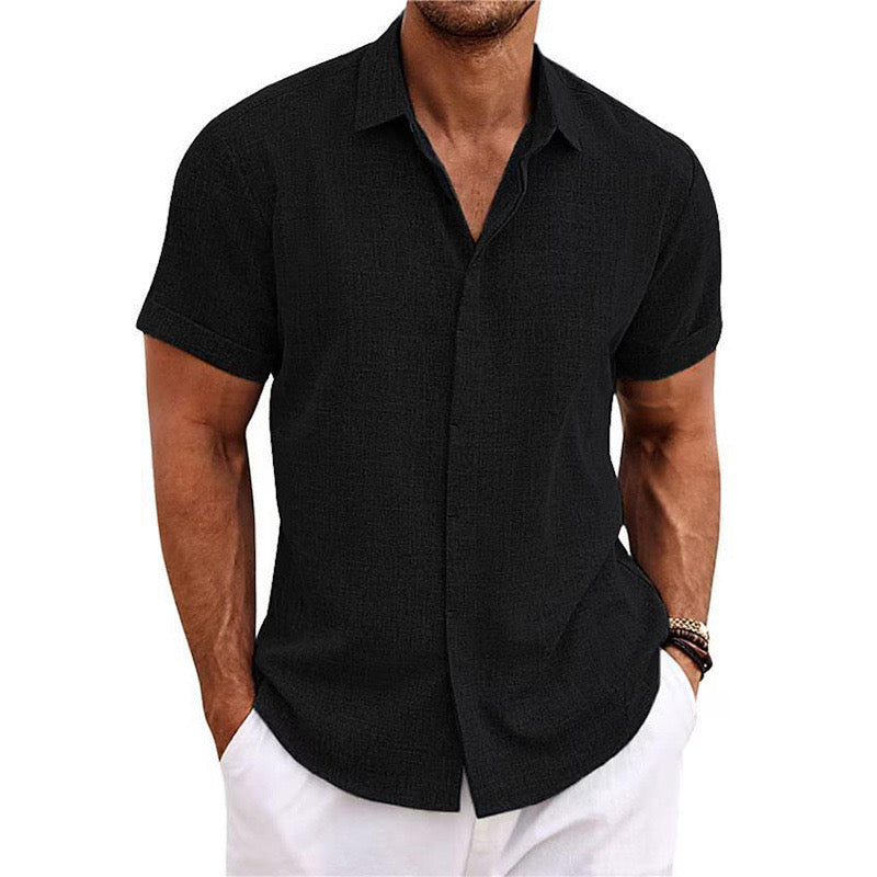 Short Sleeve Linen Shirt